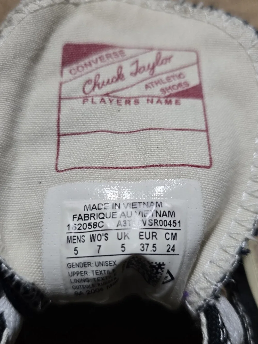 Converse Chuck 70 Ox Low Black White Canvas Womens Size 7 Sneakers Shoes Low Top